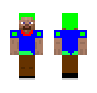 Green Hair Man - Male Minecraft Skins - image 2