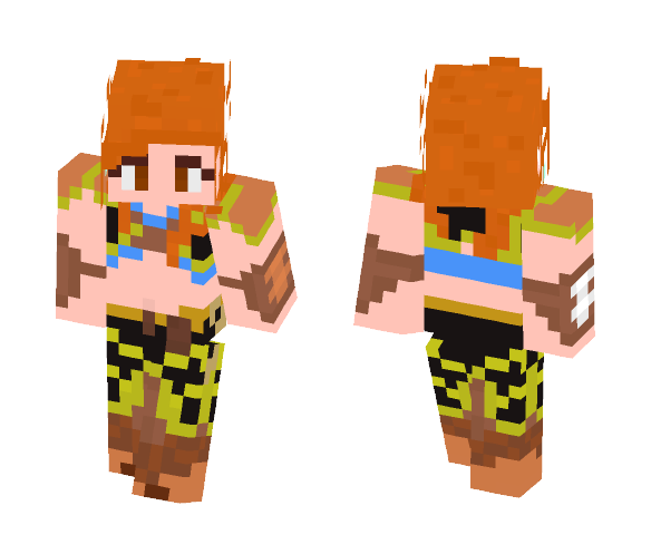 Aloy - Carja Blazon Light - Female Minecraft Skins - image 1