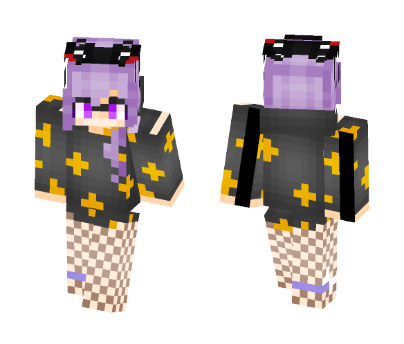 OC ♥ Kitty Sleep Mask ♥ - Female Minecraft Skins - image 1