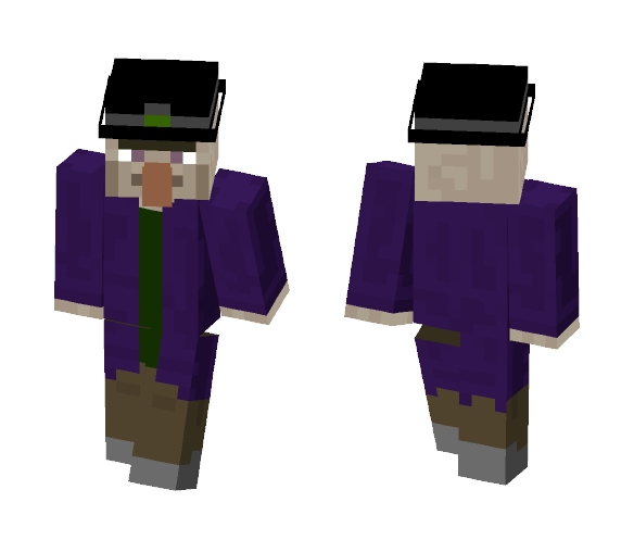 witch with hat - Interchangeable Minecraft Skins - image 1