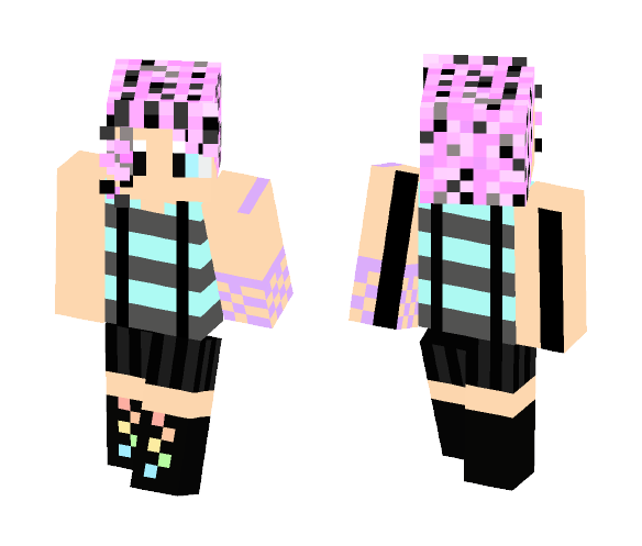 ???????????? Pastel Goth Girl - Girl Minecraft Skins - image 1