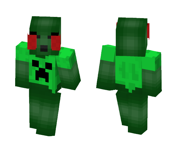 Creeper Fan...but it's Alien - Interchangeable Minecraft Skins - image 1
