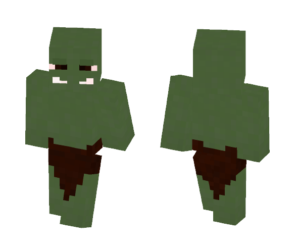 Buff Green Orc - Male Minecraft Skins - image 1
