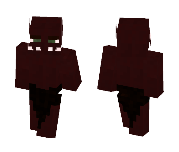 Red Orc Green Eyed - Male Minecraft Skins - image 1