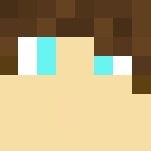 Neon Blue Creeper Hoodie - Male Minecraft Skins - image 3