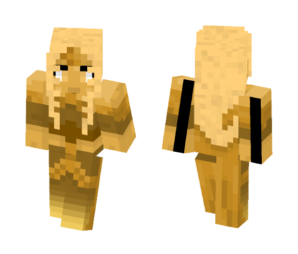 Gold Diamond - Female Minecraft Skins - image 1