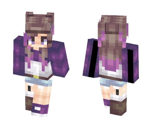 LΑΞΝΑ || Purple Sun - Female Minecraft Skins - image 1