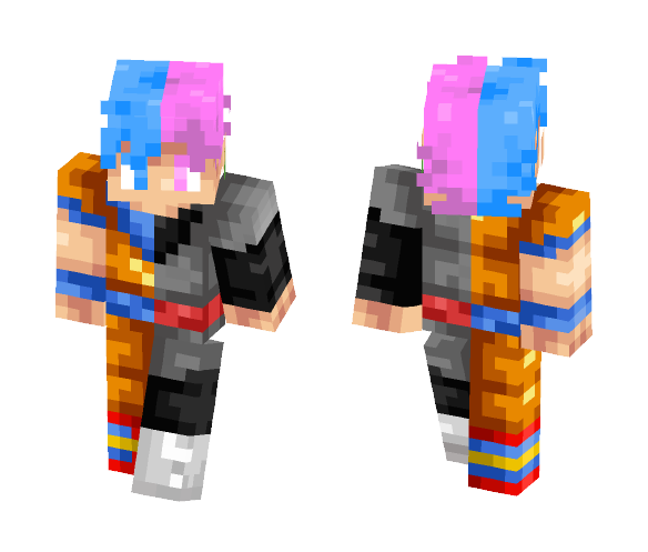 Blue and Rosè - Male Minecraft Skins - image 1