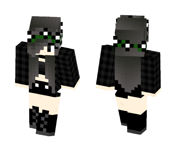 Emo Ghoul Girl - Girl Minecraft Skins - image 1