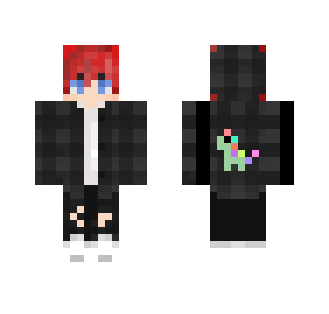 Punk boy with red hair - Boy Minecraft Skins - image 2