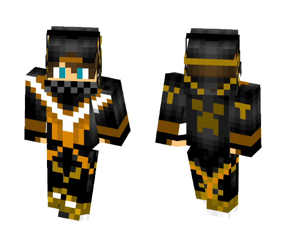 Gold neon boy PVP - Boy Minecraft Skins - image 1