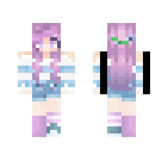 Blooming Iris // Aleina - Female Minecraft Skins - image 2