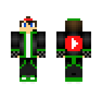 Green Youtuber - Male Minecraft Skins - image 2