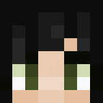 Black-Haired Skirt Girl - Color Haired Girls Minecraft Skins - image 3