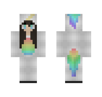 Unicorn Onesie - Female Minecraft Skins - image 2