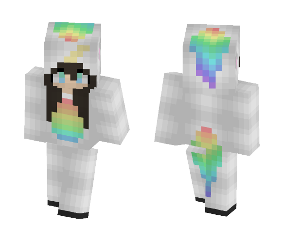 Unicorn Onesie - Female Minecraft Skins - image 1
