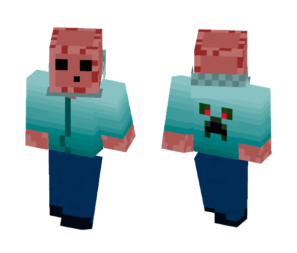 Swet / Slime with a jacket oooooh - Male Minecraft Skins - image 1