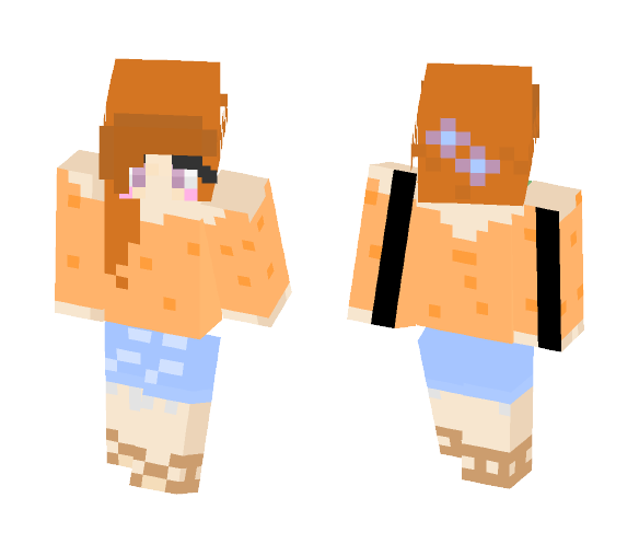 Kawaii Orange - Original skin - Kawaii Minecraft Skins - image 1