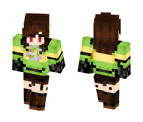 Withered Chara (FnafTale 2) - Interchangeable Minecraft Skins - image 1