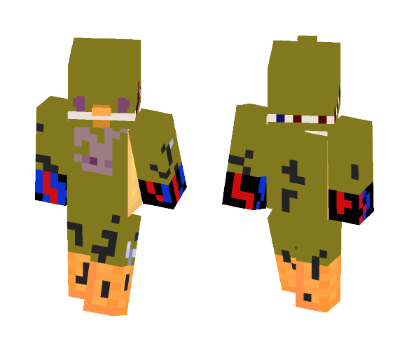 Cartoon Withered Chica - Female Minecraft Skins - image 1