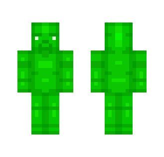 Green Steve (CreepyPasta) - Male Minecraft Skins - image 2