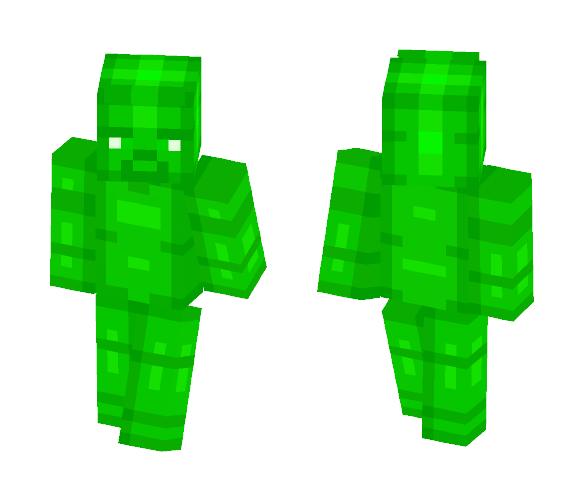 Green Steve (CreepyPasta) - Male Minecraft Skins - image 1