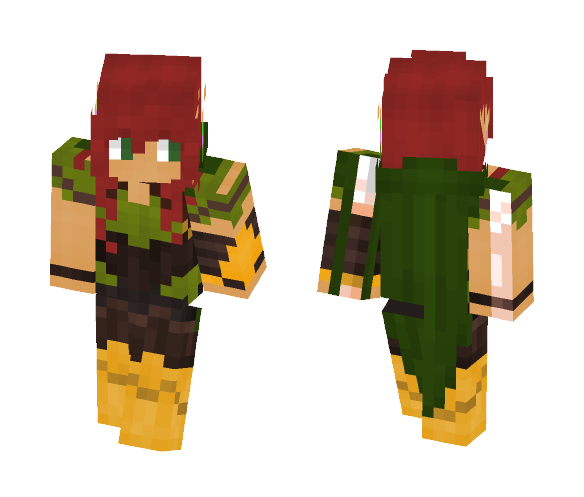 [LOTC] Wood Elf Wanderer - Female Minecraft Skins - image 1