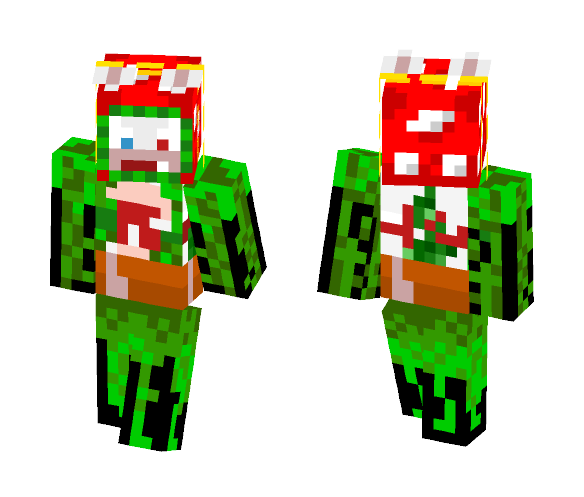 Petey piranha rabbid - Male Minecraft Skins - image 1