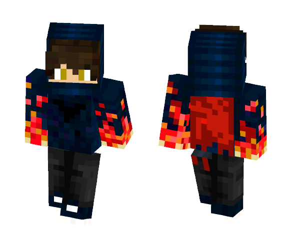 Fire magic guy - Male Minecraft Skins - image 1
