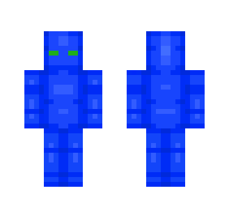 Blue Steve (CreepyPasta) - Male Minecraft Skins - image 2