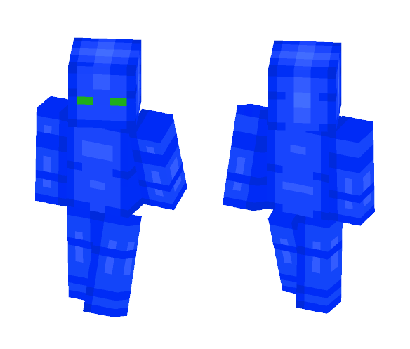 Blue Steve (CreepyPasta) - Male Minecraft Skins - image 1
