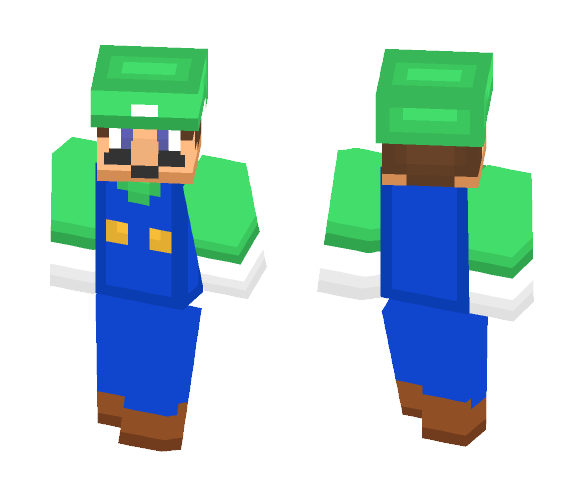 Luigi (Super Mario Bros. Series) - Male Minecraft Skins - image 1