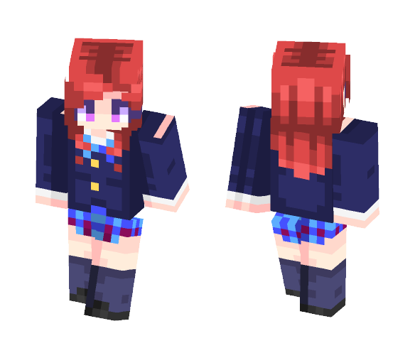 Maki Nishinkino - Female Minecraft Skins - image 1