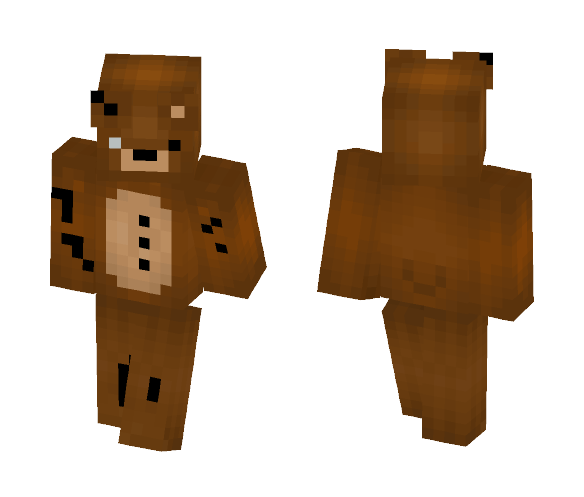 Cartoon Withered freddy - Male Minecraft Skins - image 1