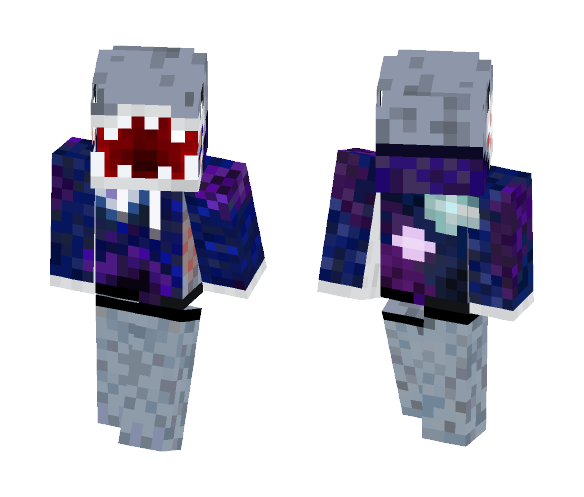Galaxy Shark - Male Minecraft Skins - image 1