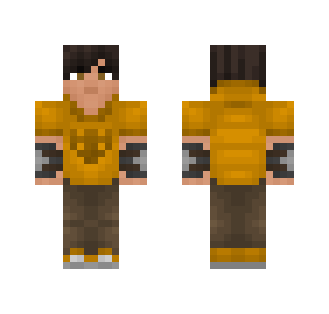 Orange pvp man - Male Minecraft Skins - image 2