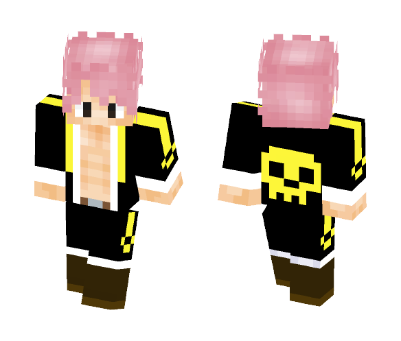Natsu Dragneel (Tartaros) - Male Minecraft Skins - image 1