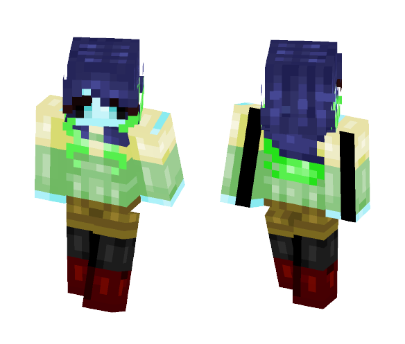 Error Betty (Glitchtale) - Female Minecraft Skins - image 1
