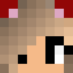 red cat girl with crop top - Cat Minecraft Skins - image 3