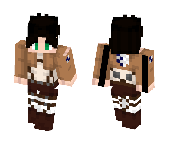 Eren Yeager (AOT/SNK) - Male Minecraft Skins - image 1