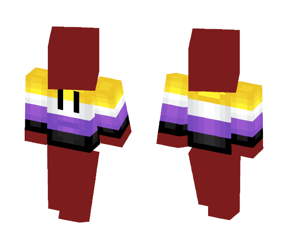 Nonbinary hoodie - Interchangeable Minecraft Skins - image 1