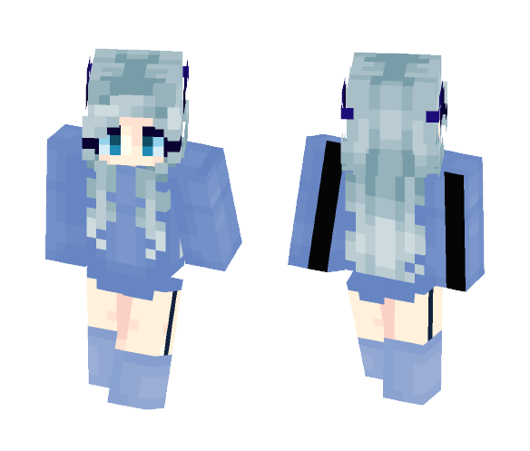 Mythically Blue - Female Minecraft Skins - image 1