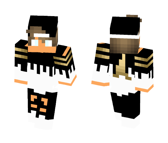 Gold Jordan Boy - Boy Minecraft Skins - image 1