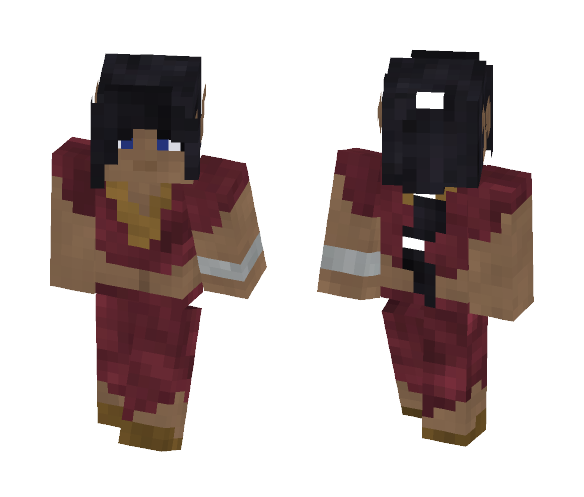 [LoTC] Red Skirt Elf - Female Minecraft Skins - image 1