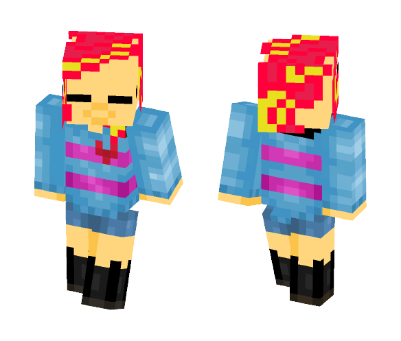 Frisk (PonyTale SunSet Shimmer) - Female Minecraft Skins - image 1