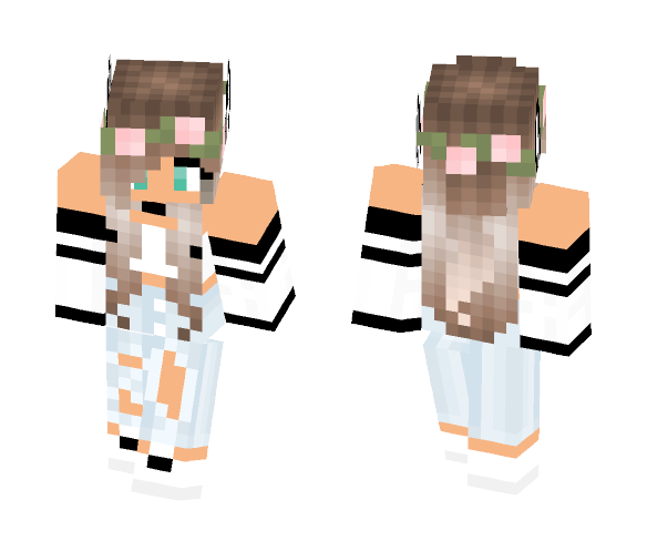 Bunny-Eared Girl - Girl Minecraft Skins - image 1