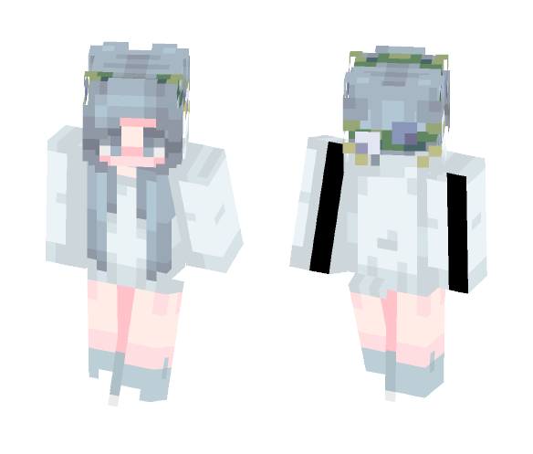 Ice Blue - Female Minecraft Skins - image 1