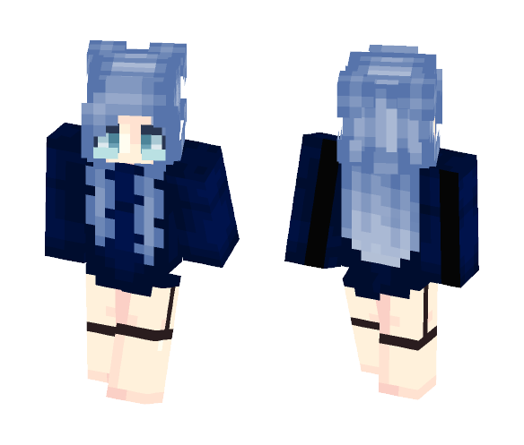 I'm Blue - Female Minecraft Skins - image 1