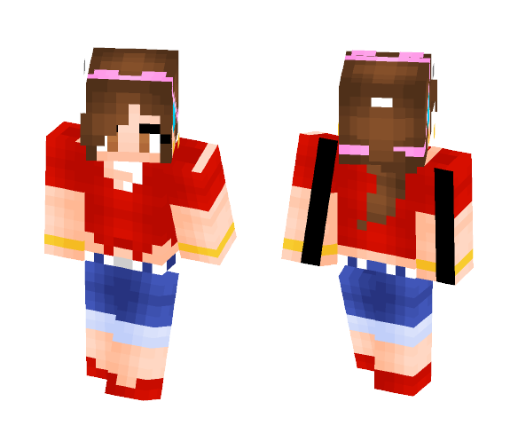 Cruiser D.Va - Female Minecraft Skins - image 1
