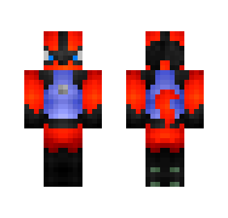 Red Lucario - Male Minecraft Skins - image 2